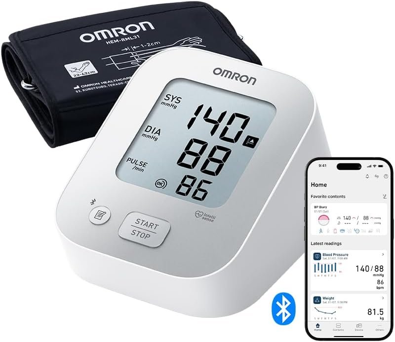 Tensiómetro de brazo Omron X2+ Connect con manguito