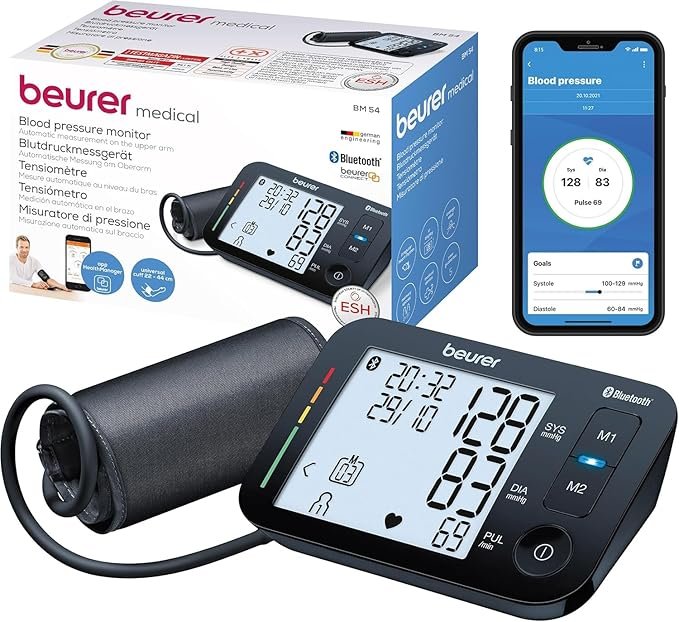 Beurer BM 54 tensiómetro de brazo digital con Bluetooth
